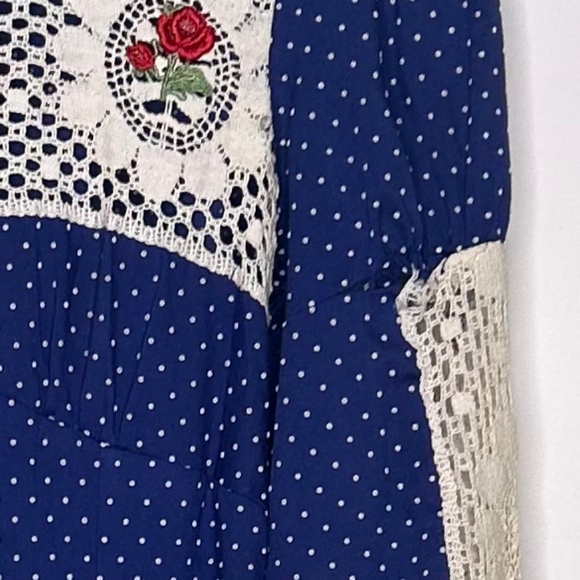 Vintage 70's JC Penny polk-a-dot dress - Picture 3 of 4